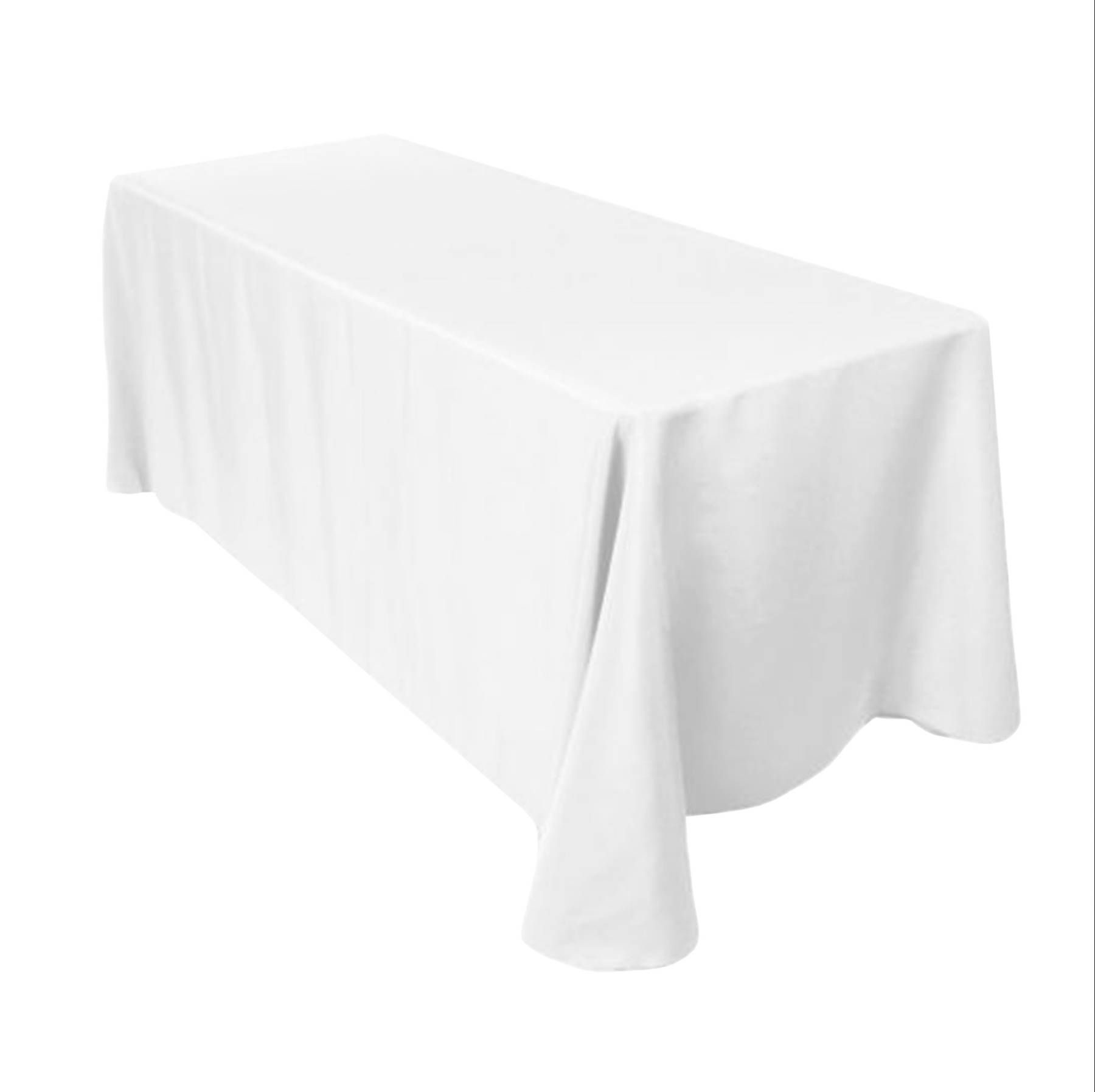 Nappe rectangulaire blanche